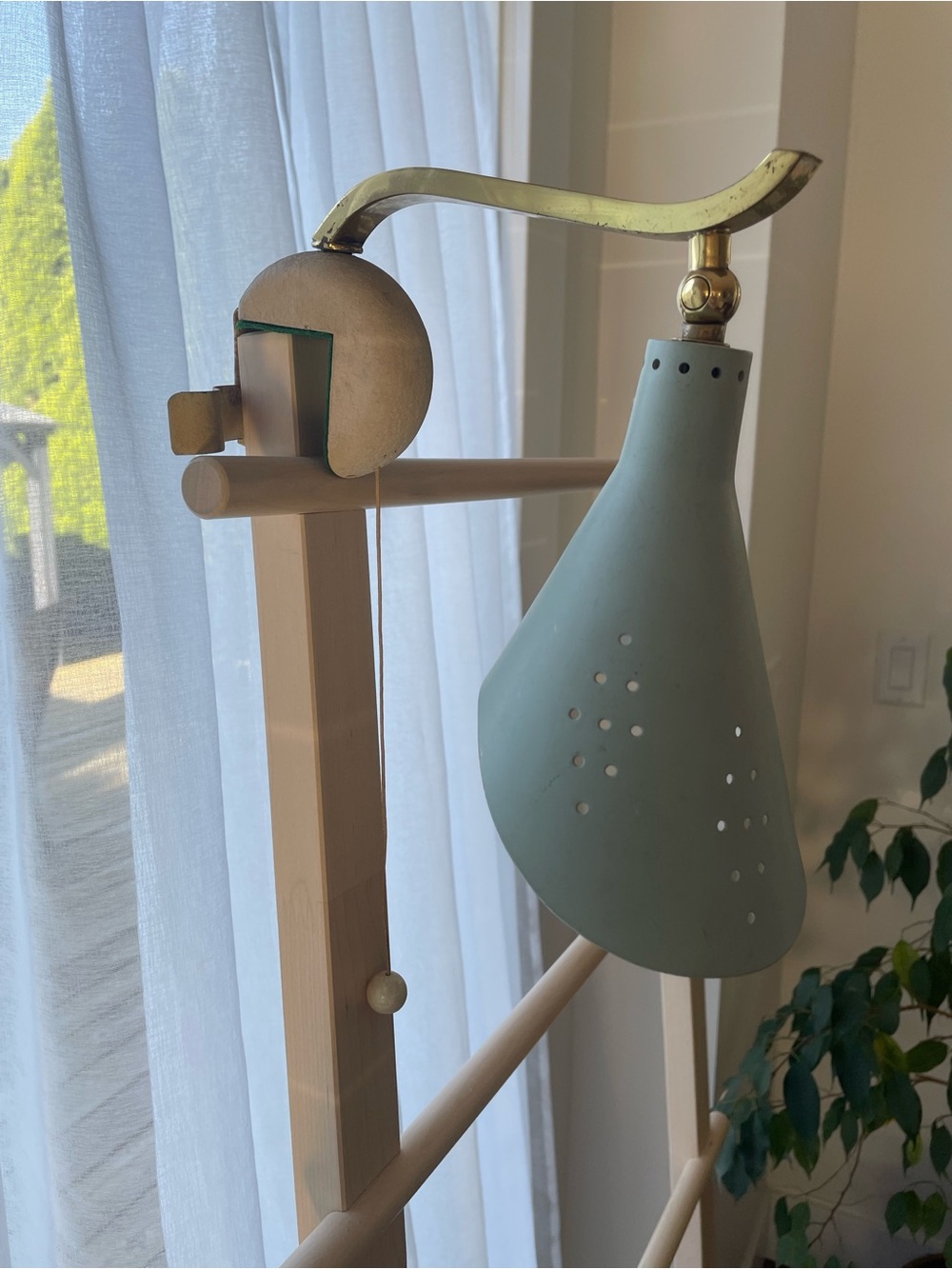 Vintage 1950’s Ewa clamp lamp